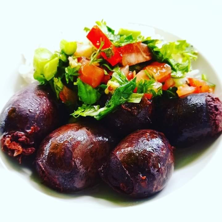 Boudins créoles de Guyane - Comment fabriquer le véritable boudin créole de Guyane. Le boudin guyanais n'est p