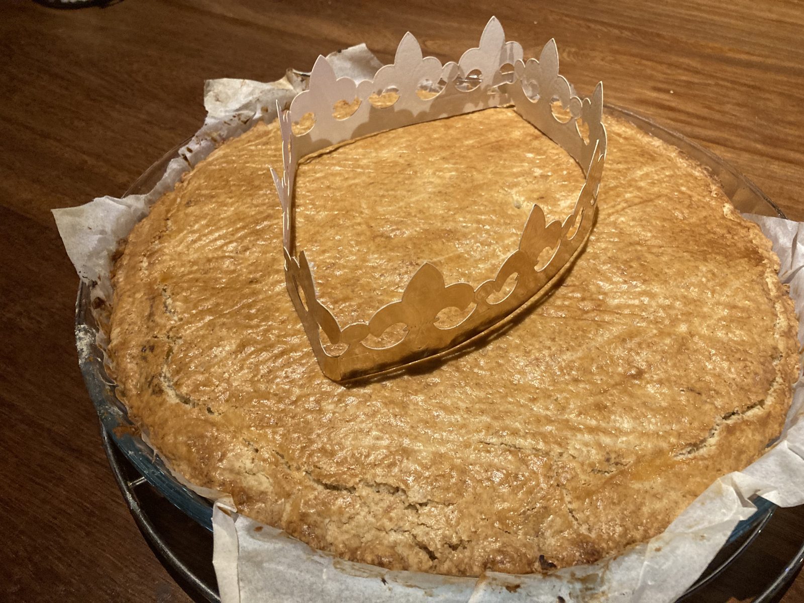 Photo : Galette créole à la crème et à la goyave