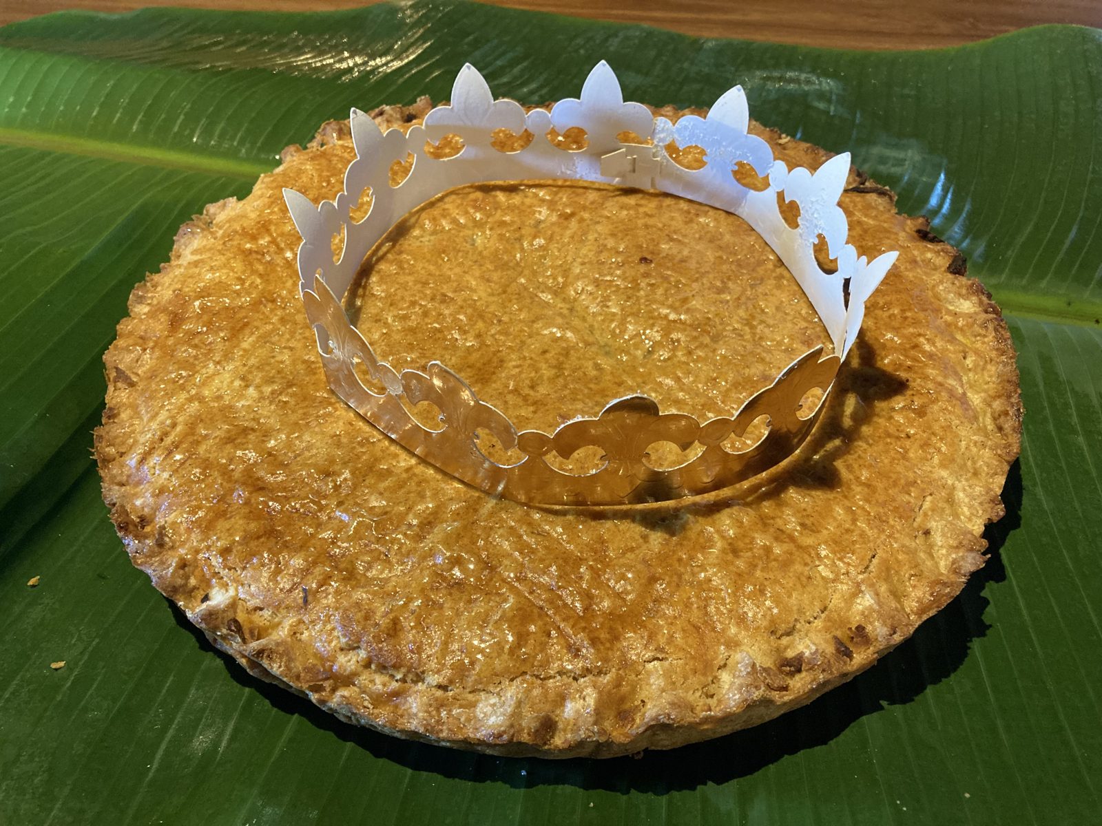 Galette créole à la crème et à la goyave