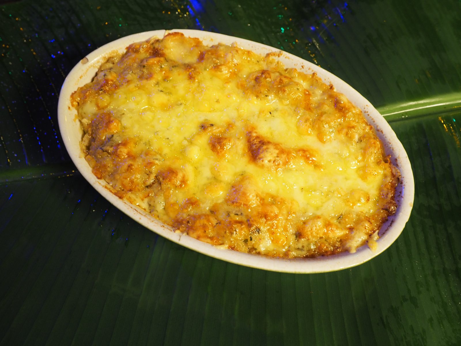 Photo : Gratin de papaye verte