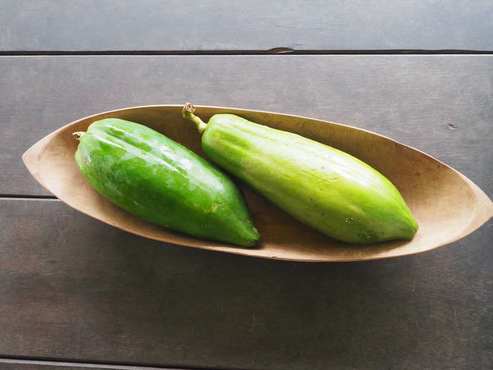Photo : Gratin de papaye verte