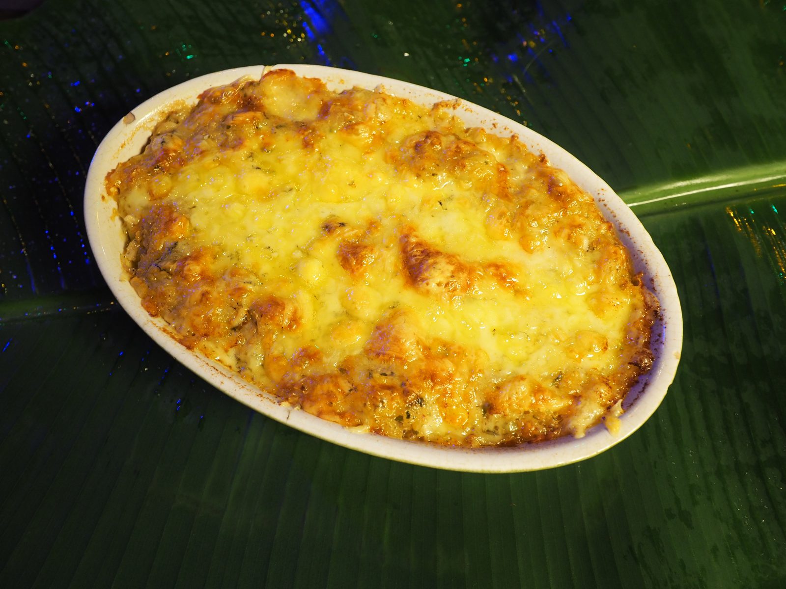 Gratin de papaye verte