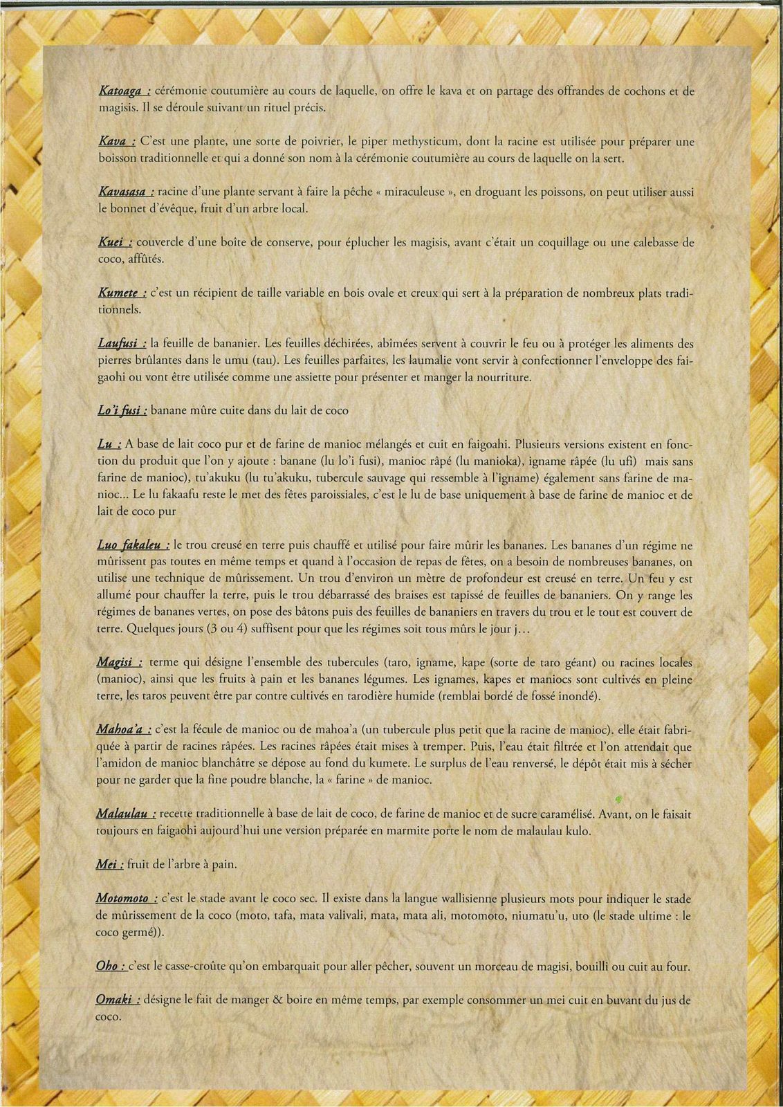 Photo : Saveurs de Wallis