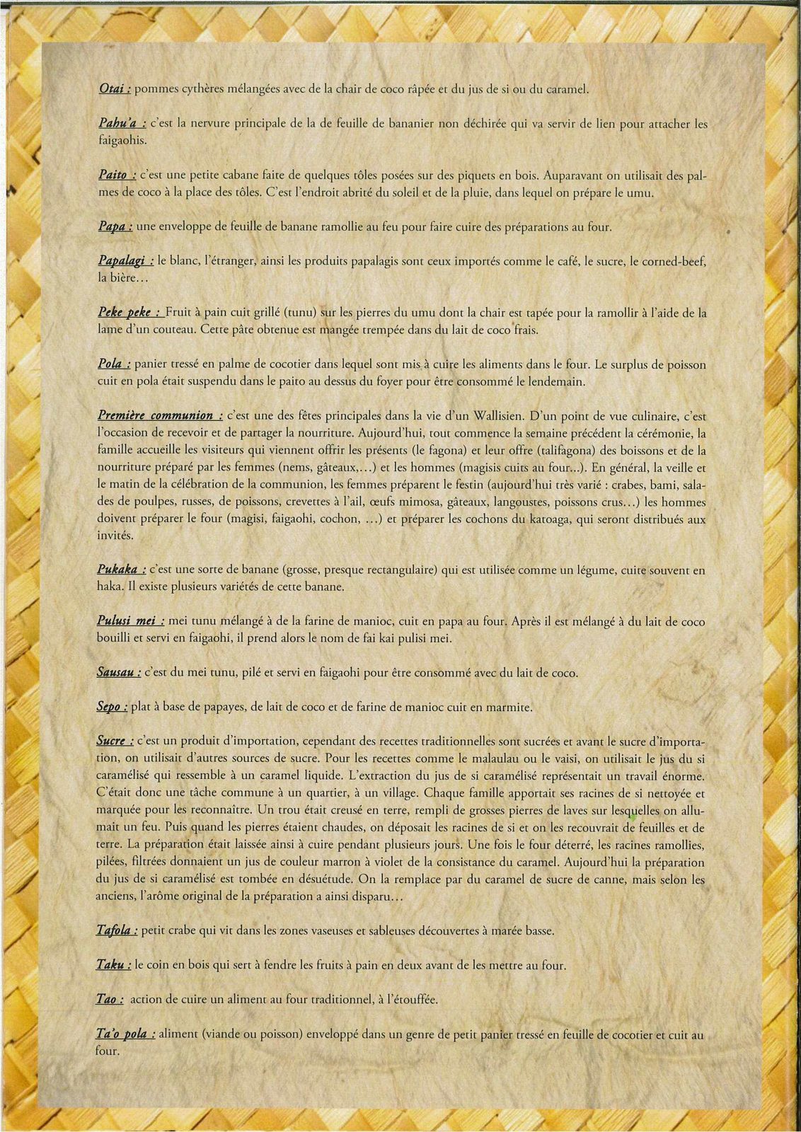 Photo : Saveurs de Wallis